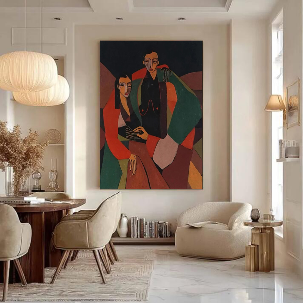 Home Decor Free Images - 100% Handmade Abstract Oil Painting on