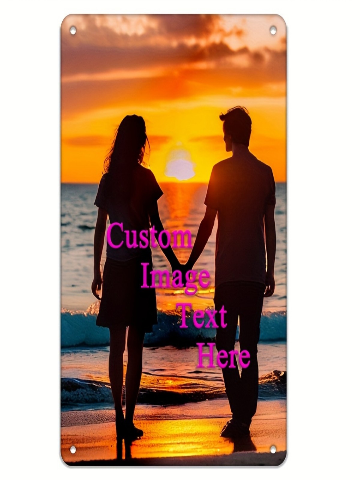 Home Decor Free Images - Custom Image/Text 2D Flat Printed Metal