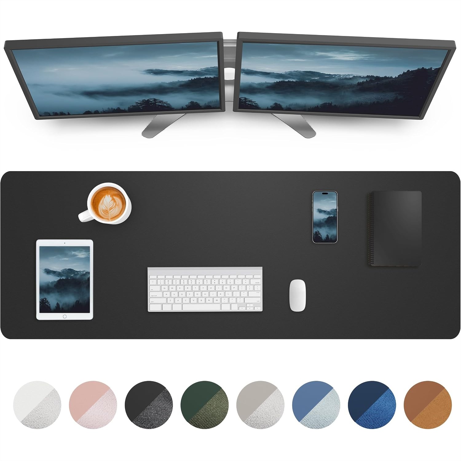 Home Decor Free Images - Large Desk Mat 55x17 inch Leather
