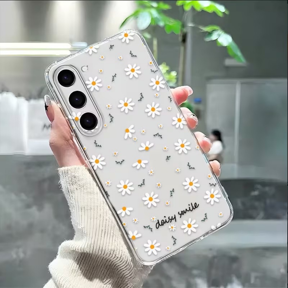 Home Decor Yellow - Yellow White Daisy Flowers Phone Case