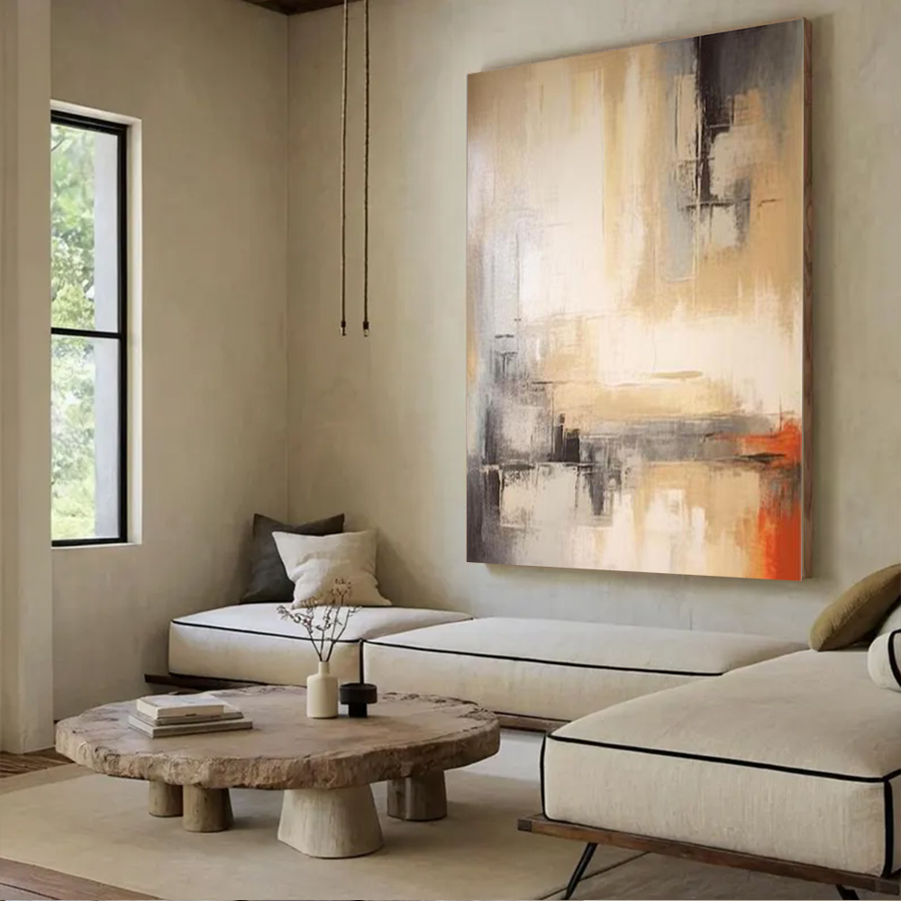 100% Handmade Abstract Oil Pai - Home Decor Free Images 评论和价格