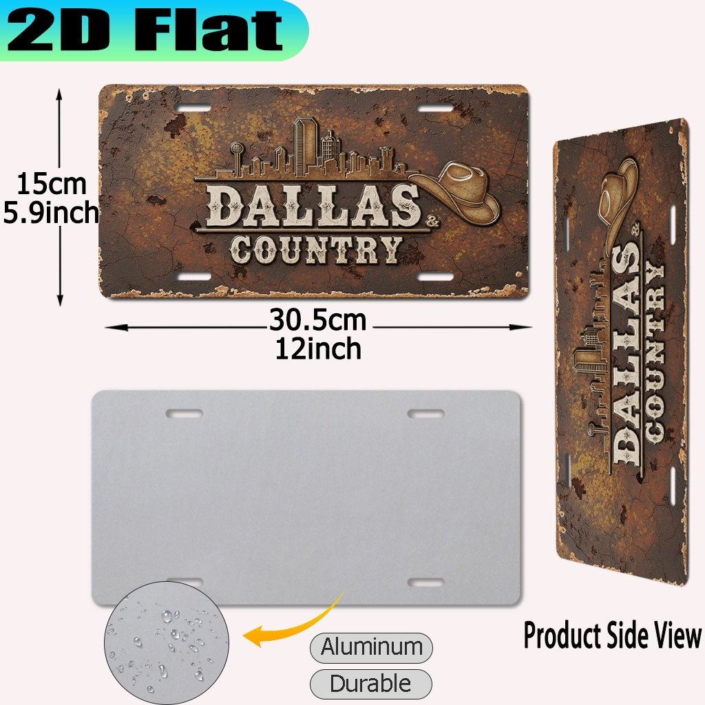 2D Flat Dallas & Country Cowbo - Home Decor Dallas 评论和价格