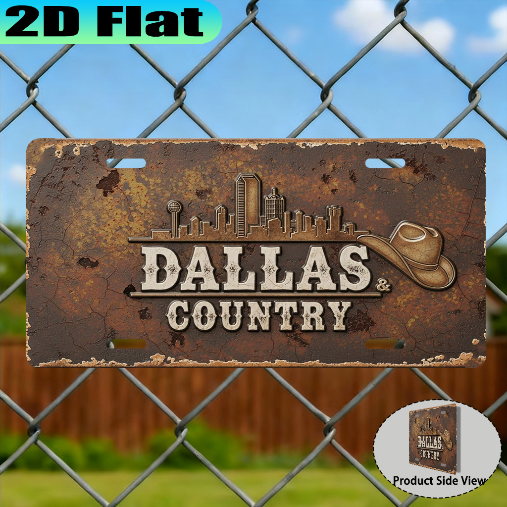 2D Flat Dallas & Country Cowbo - Home Decor Dallas 评论和价格