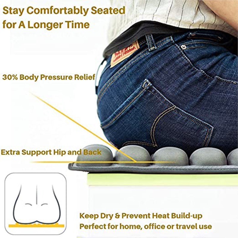 3D Office Chair Cushion, Long- - Decorative Throw Pillow 评论和价格