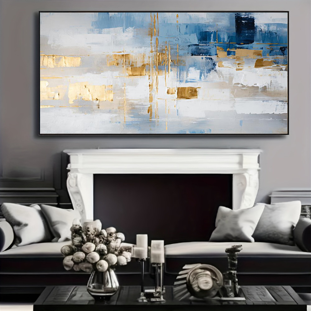 100% Handmade Abstract Oil Pai - Home Decor Free Images 评论和价格