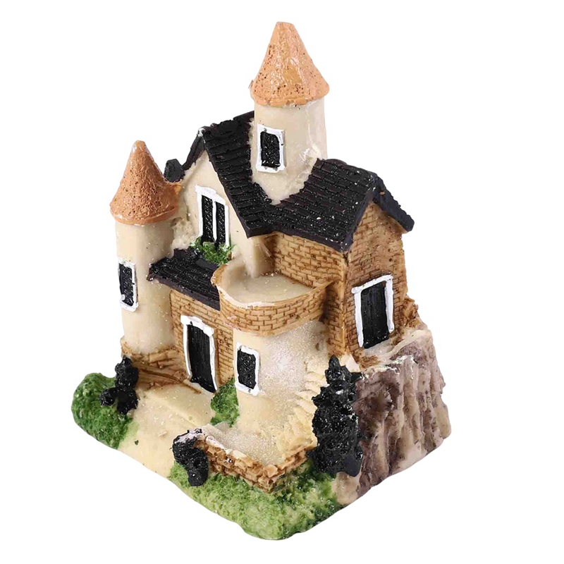 Cute Mini Resin House Miniatur - Home Decor Garden 评论和价格