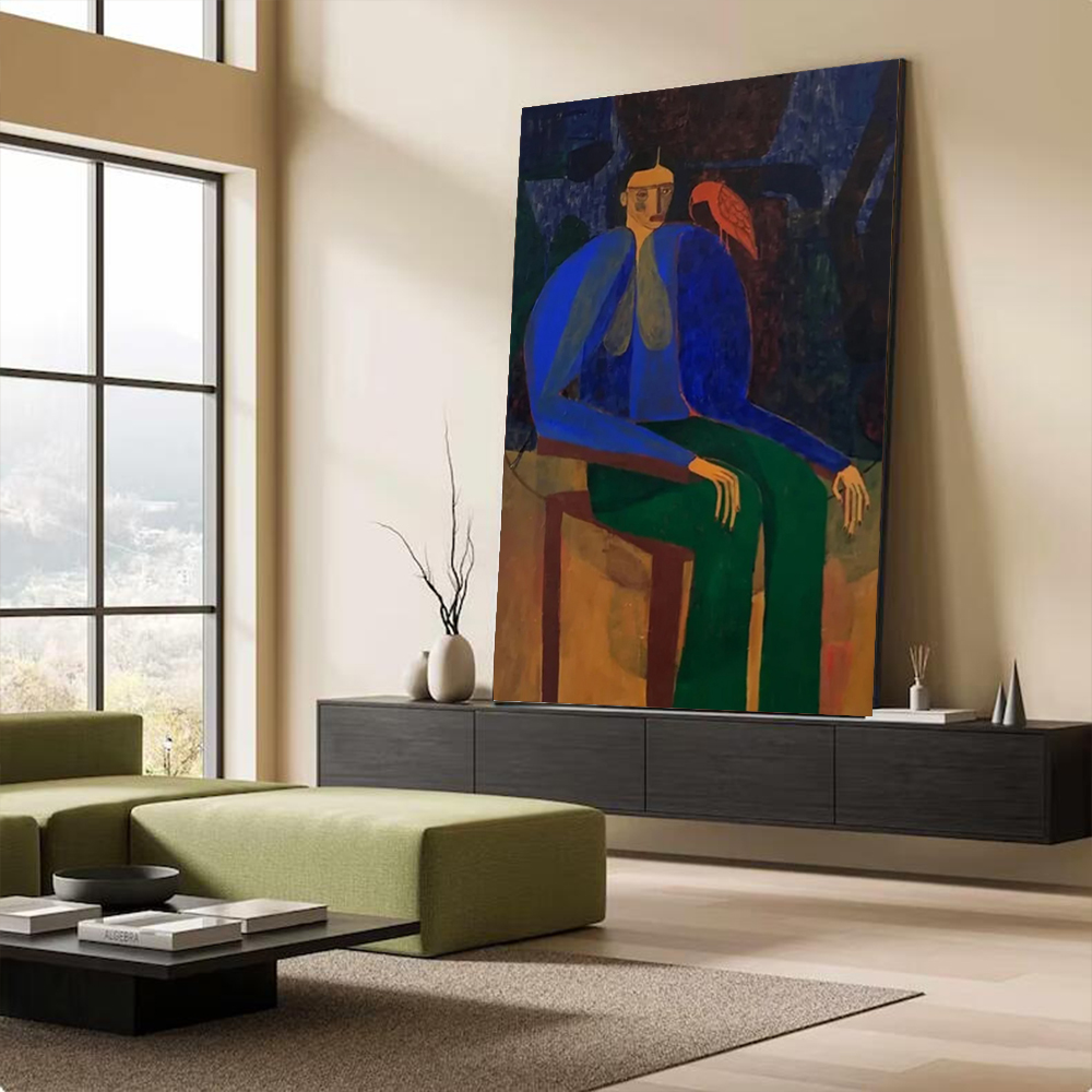 100% Handmade Abstract Oil Pai - Home Decor Free Images 评论和价格