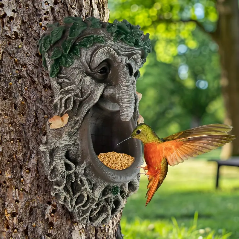 Outdoor Garden Yard Tree Face  - Home Decor Garden 评论和价格