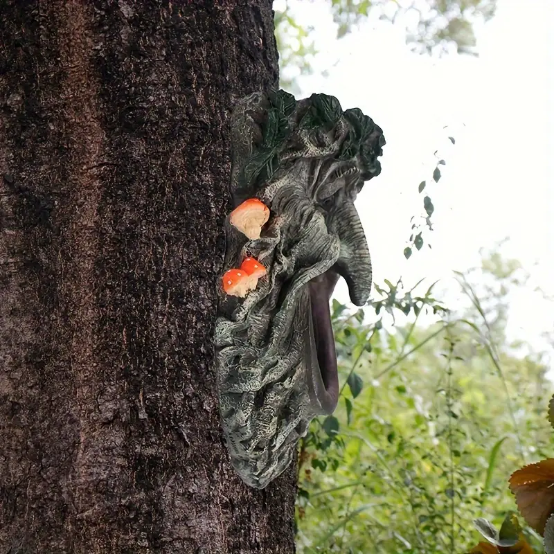 Outdoor Garden Yard Tree Face  - Home Decor Garden 评论和价格