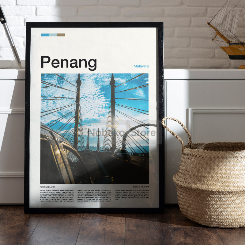 Asia Malaysia Travel Posters K - Home Decor Kuching 评论和价格