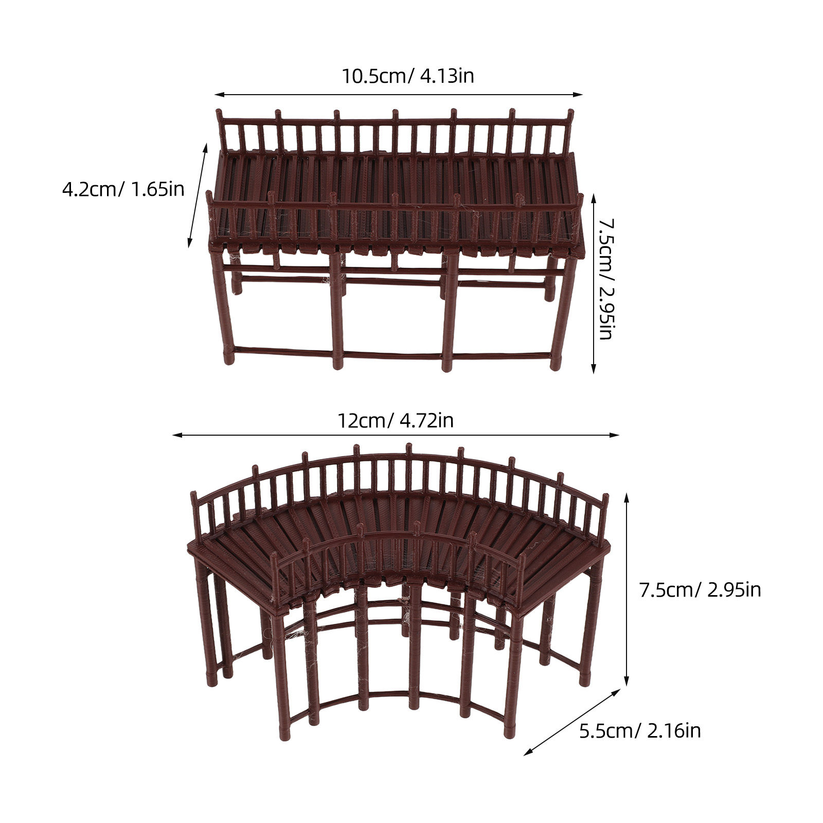 2Pcs Miniature Corridor Decora - Home Decor Garden 评论和价格