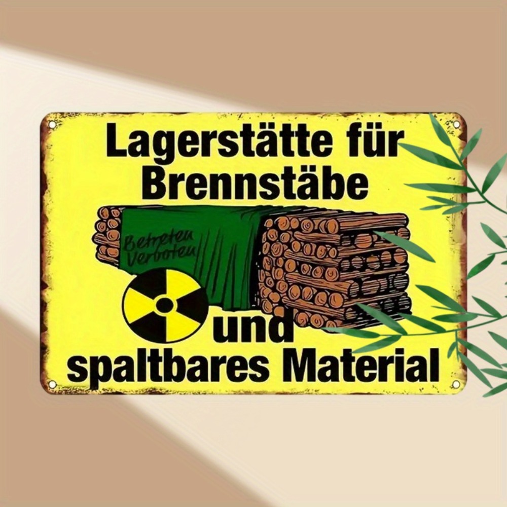 Vintage Nuclear Fuel Storage T - Germany Home Decor 评论和价格