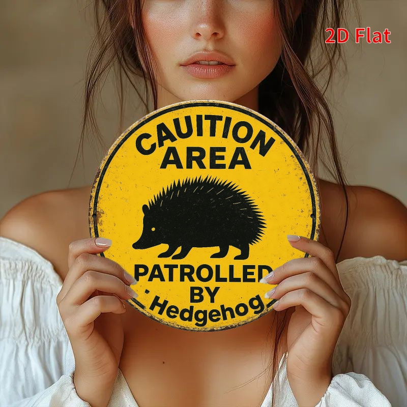 Vintage Rustic Hedgehog Patrol - Home Decor Yellow 评论和价格