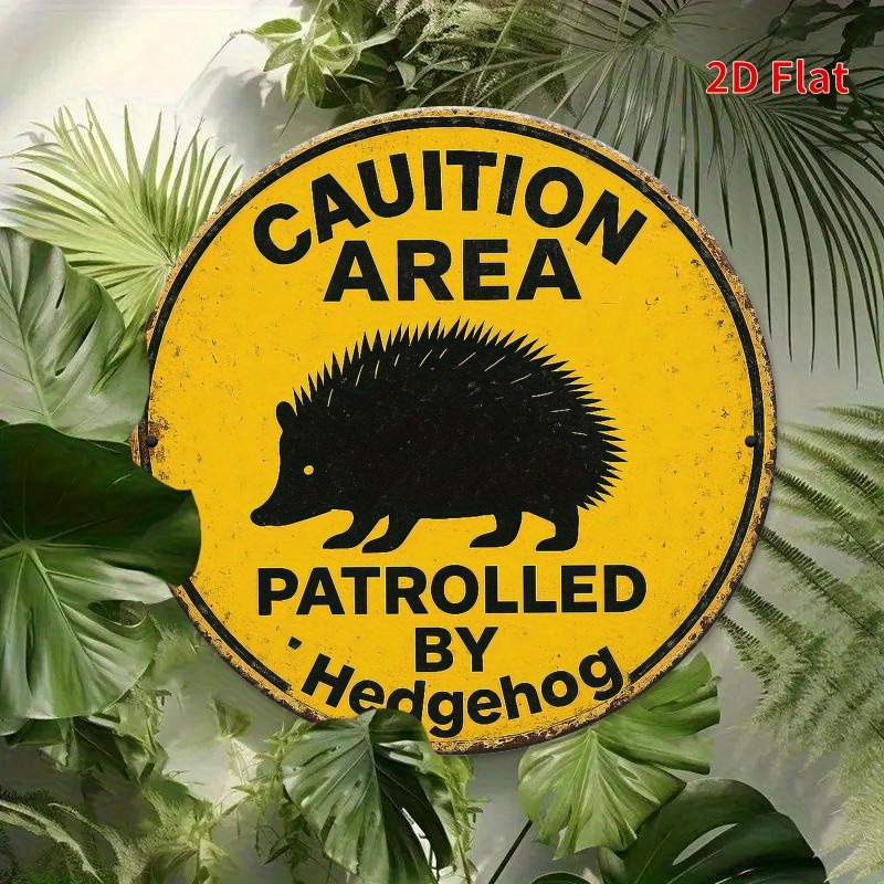 Vintage Rustic Hedgehog Patrol - Home Decor Yellow 评论和价格
