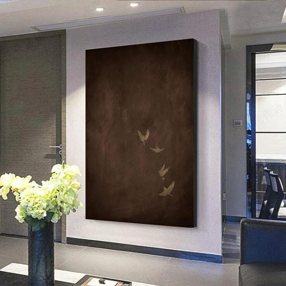 100% Handmade Abstract Oil Pai - Home Decor Free Images 评论和价格