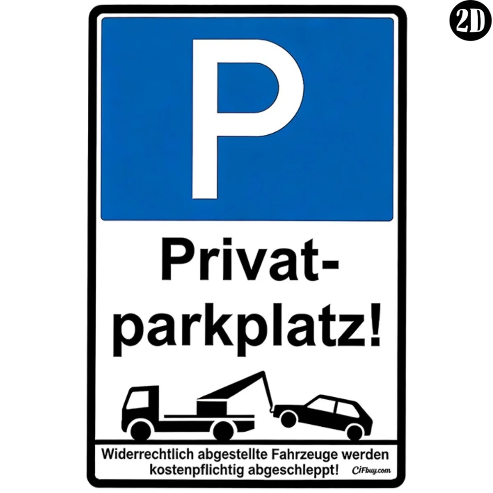 German Privatparkplatz No Park - Germany Home Decor 评论和价格