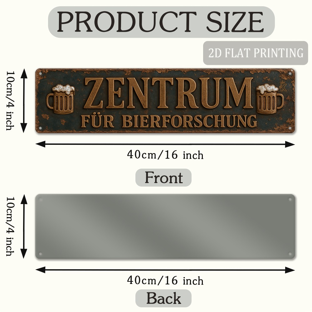 2D Flat Funny Beer Research Ce - Germany Home Decor 评论和价格