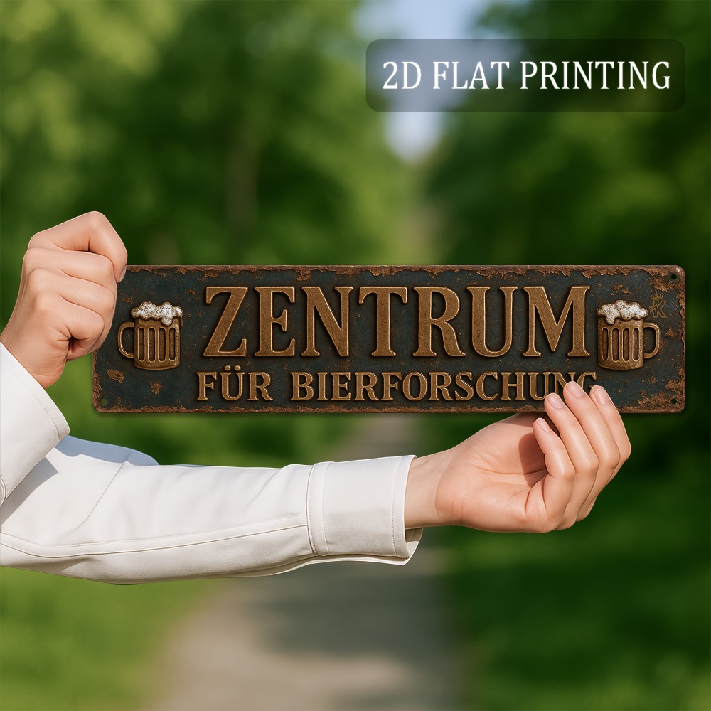 2D Flat Funny Beer Research Ce - Germany Home Decor 评论和价格