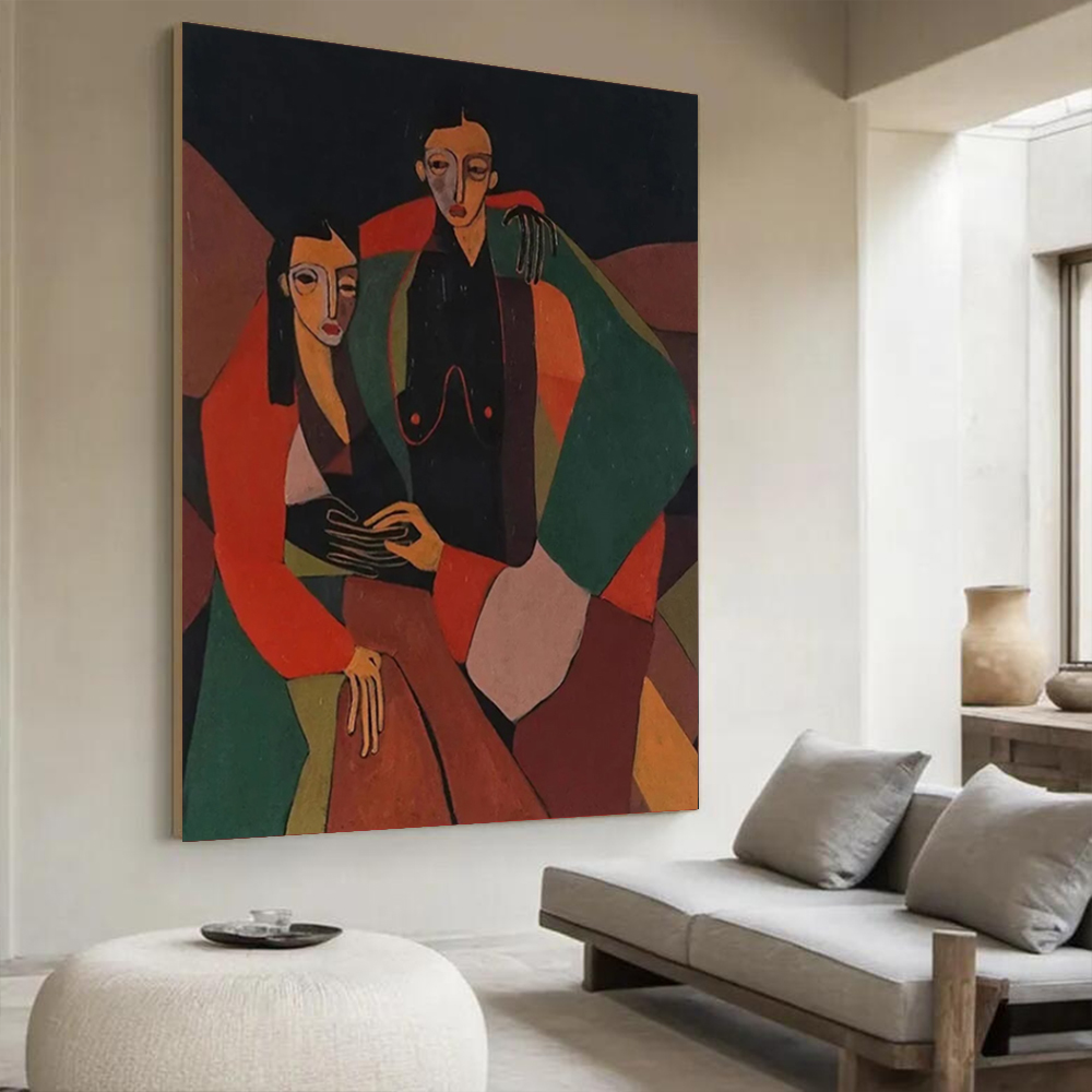 100% Handmade Abstract Oil Pai - Home Decor Free Images 评论和价格