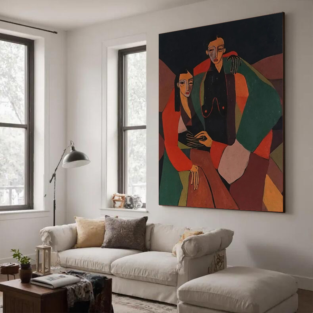 100% Handmade Abstract Oil Pai - Home Decor Free Images 评论和价格