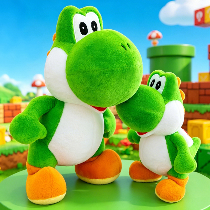 Cute Yoshi Green Dinosaur Plus - Decorative Throw Pillow 评论和价格