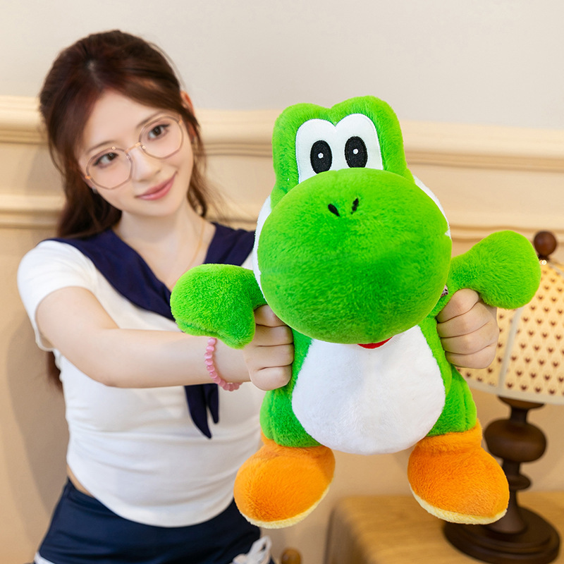 Cute Yoshi Green Dinosaur Plus - Decorative Throw Pillow 评论和价格