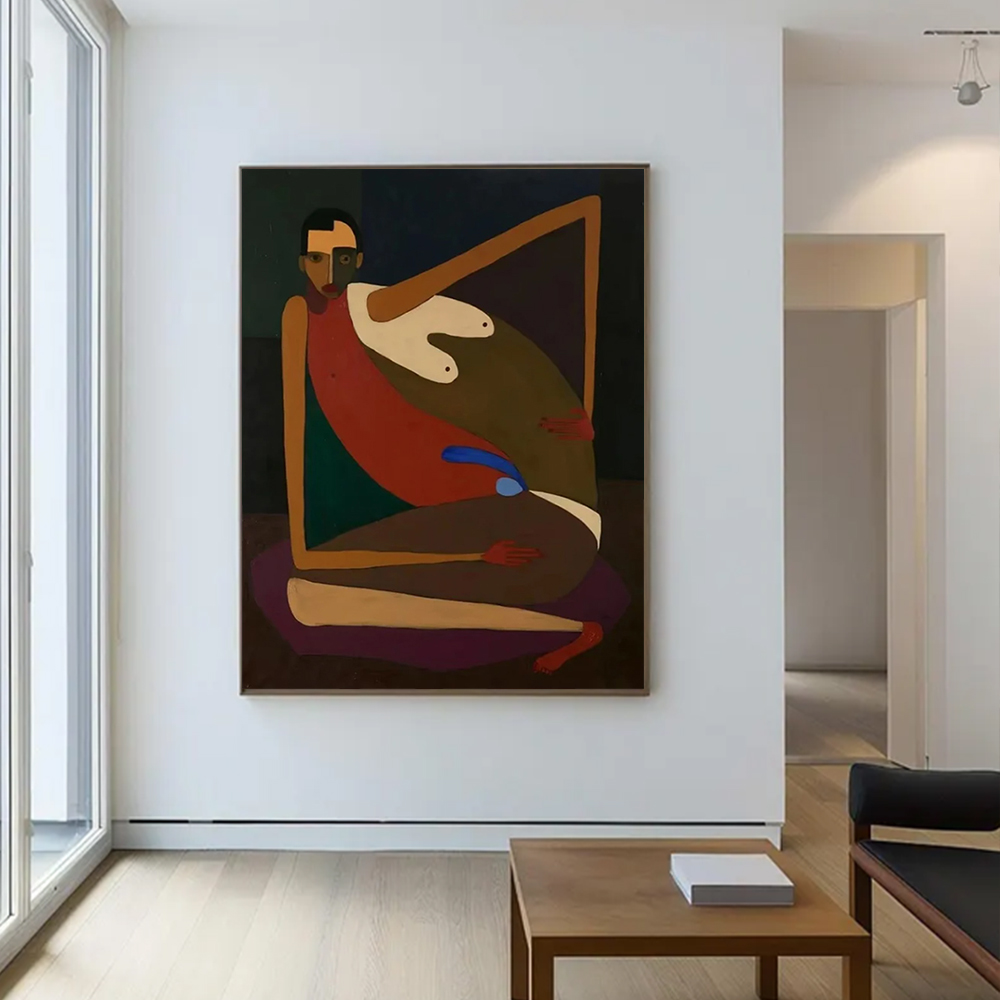 Handmade Abstract Oil Painting - Home Decor Free Images 评论和价格