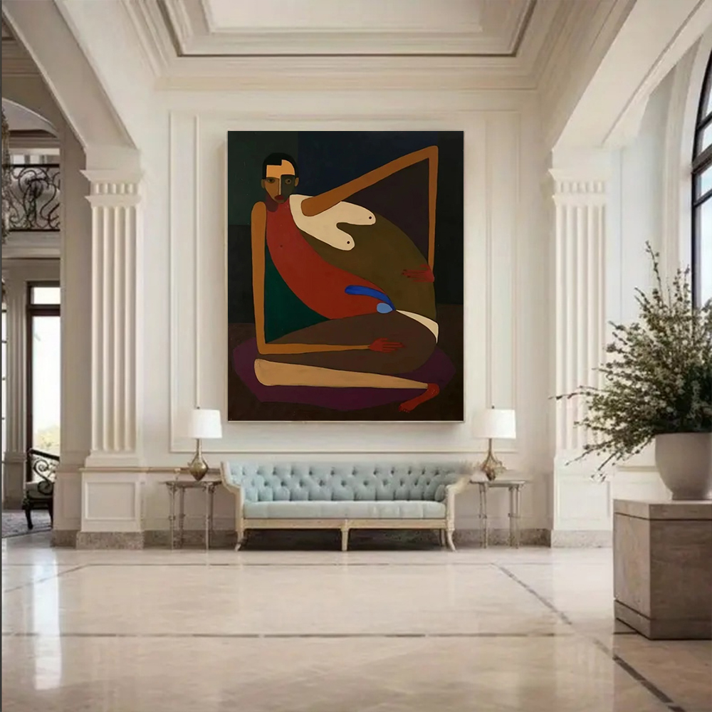 Handmade Abstract Oil Painting - Home Decor Free Images 评论和价格