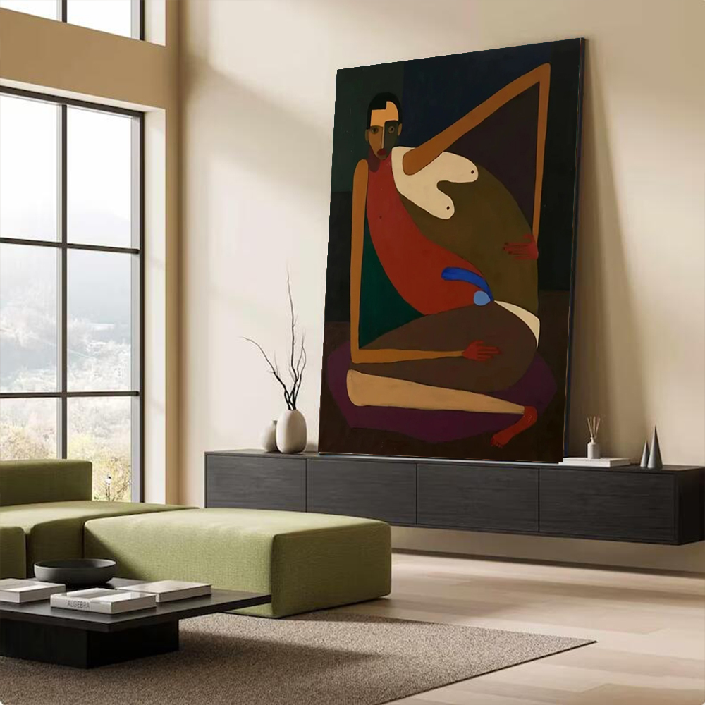 Handmade Abstract Oil Painting - Home Decor Free Images 评论和价格