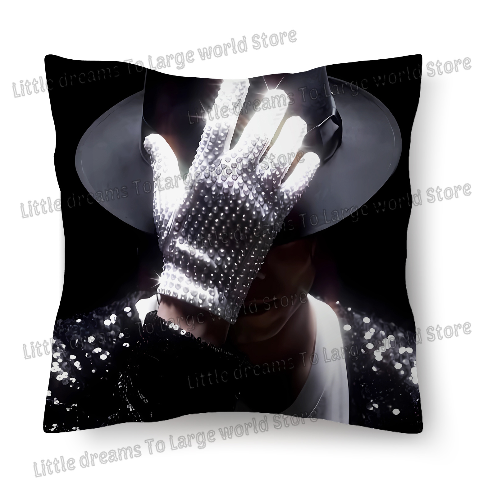 Michael Jackson Pillowcase Sin - Decorative Throw Pillow 评论和价格