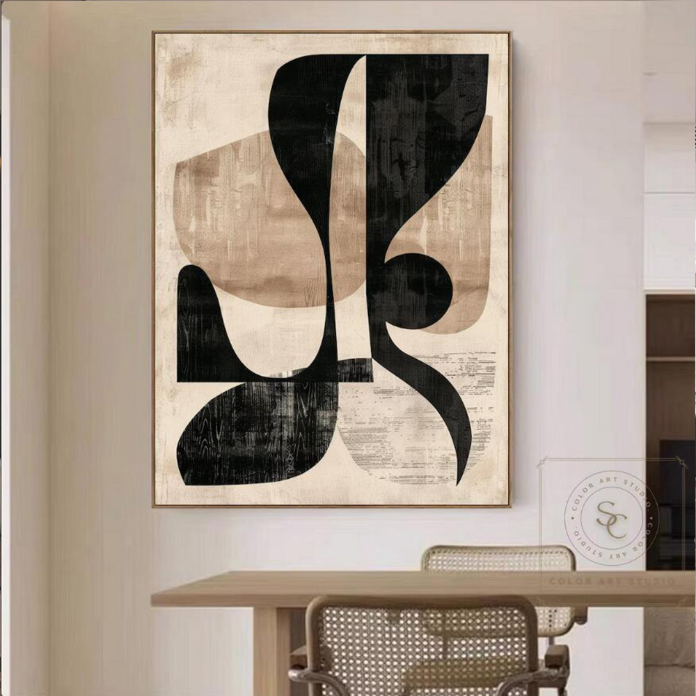 100% Handmade Abstract Oil Pai - Home Decor Free Images 评论和价格