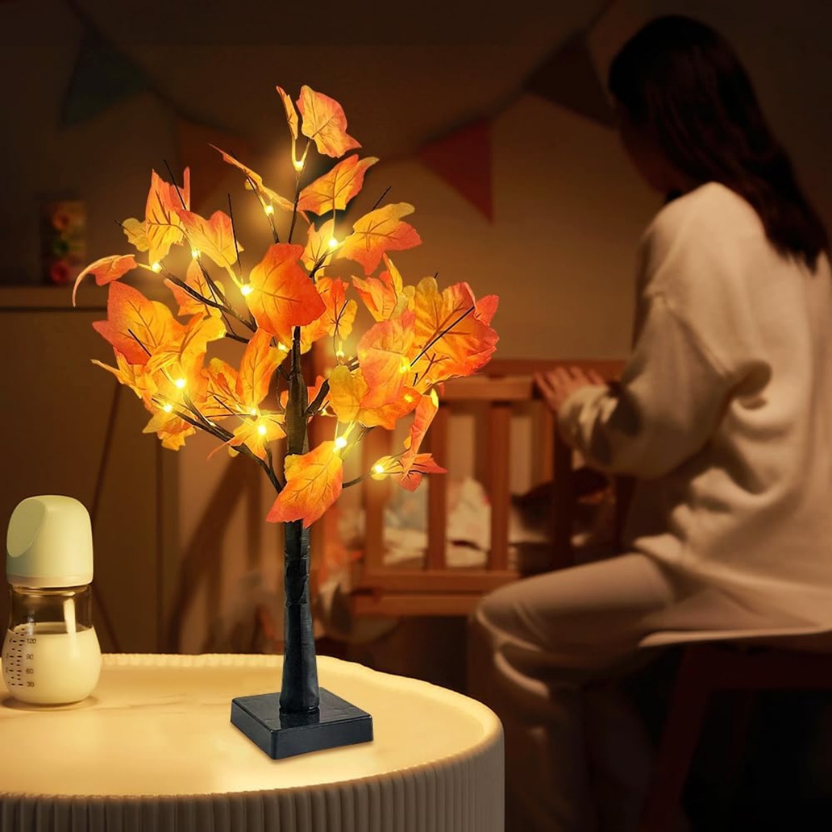 1pc 24 LED Artificial Black Bi - Home Decor Fallout 4 评论和价格