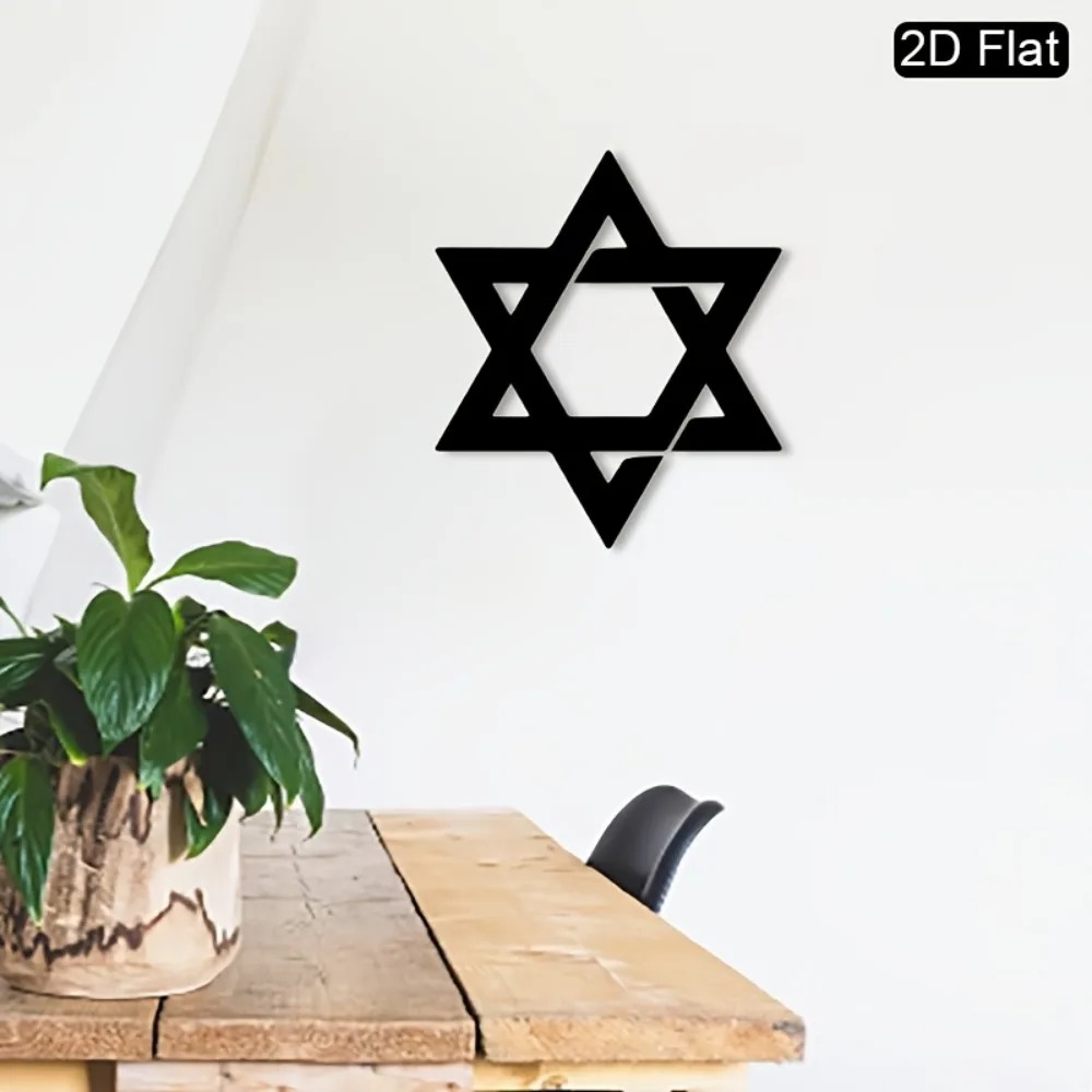 CIFBUY Iron Wall Art Star of D - Home Decor Living Room 评论和价格