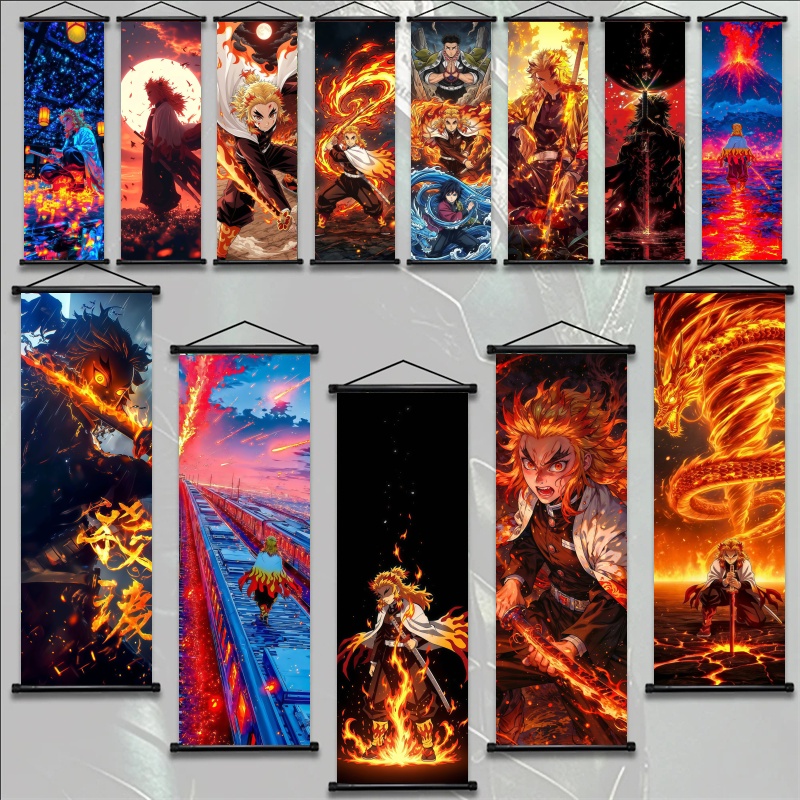 Demon Slayer Kyojuro Rengoku H - Home Decor Japanese 评论和价格