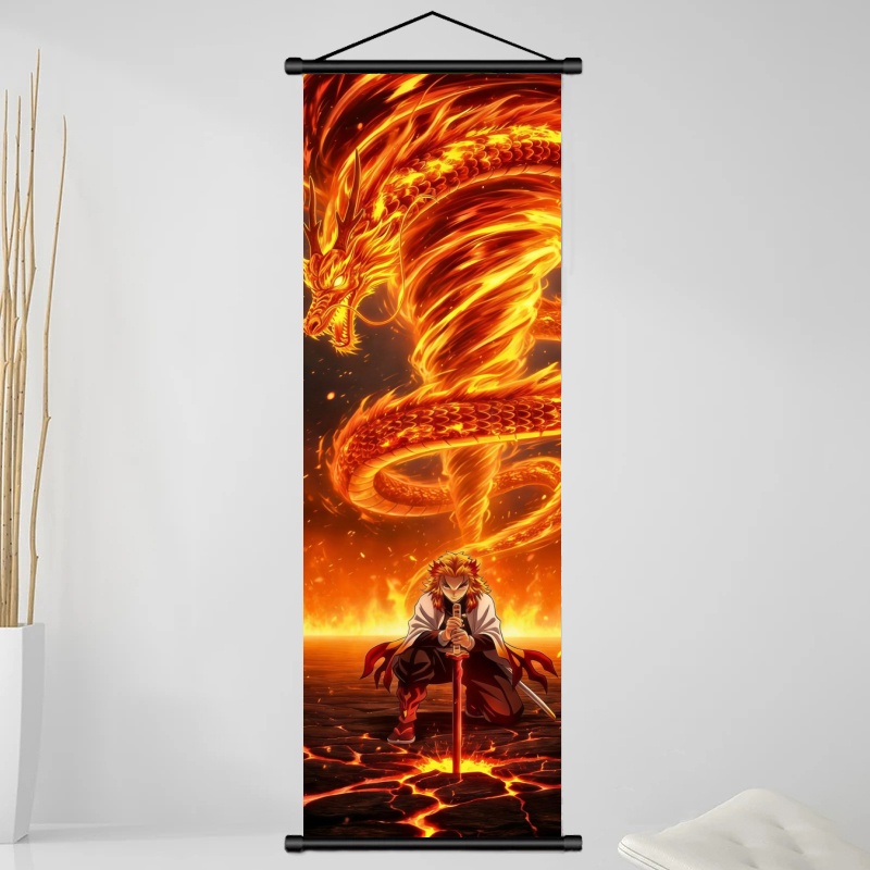 Demon Slayer Kyojuro Rengoku H - Home Decor Japanese 评论和价格