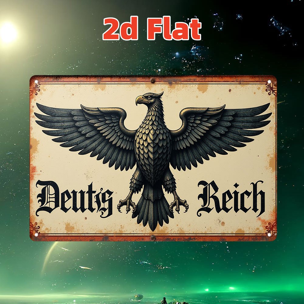 Vintage German Eagle Metal Tin - Germany Home Decor 评论和价格