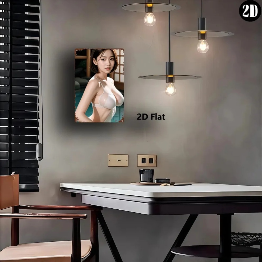 Elegant Nude Lady Metal Wall A - Home Decor Japanese 评论和价格