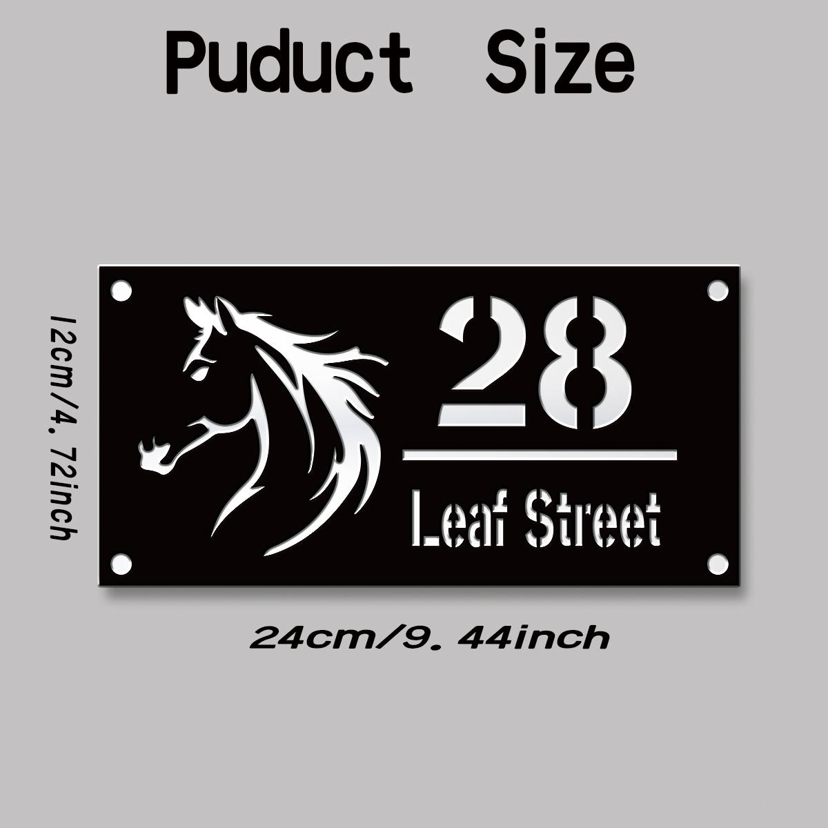 1Pc Custom home Cool stallion  - Home Decor Garden 评论和价格