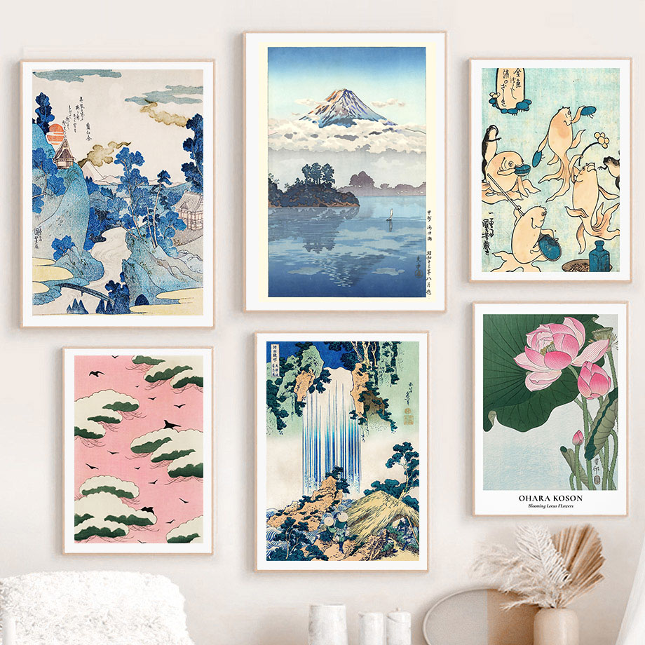 Hokusai Ohara Koson Japanese A - Home Decor Japanese 评论和价格