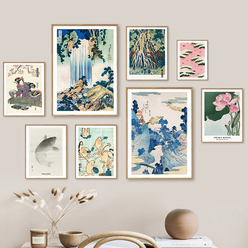 Hokusai Ohara Koson Japanese A - Home Decor Japanese 评论和价格