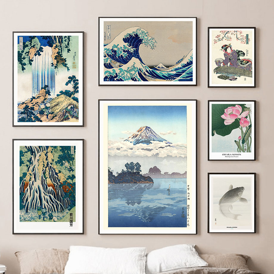 Hokusai Ohara Koson Japanese A - Home Decor Japanese 评论和价格
