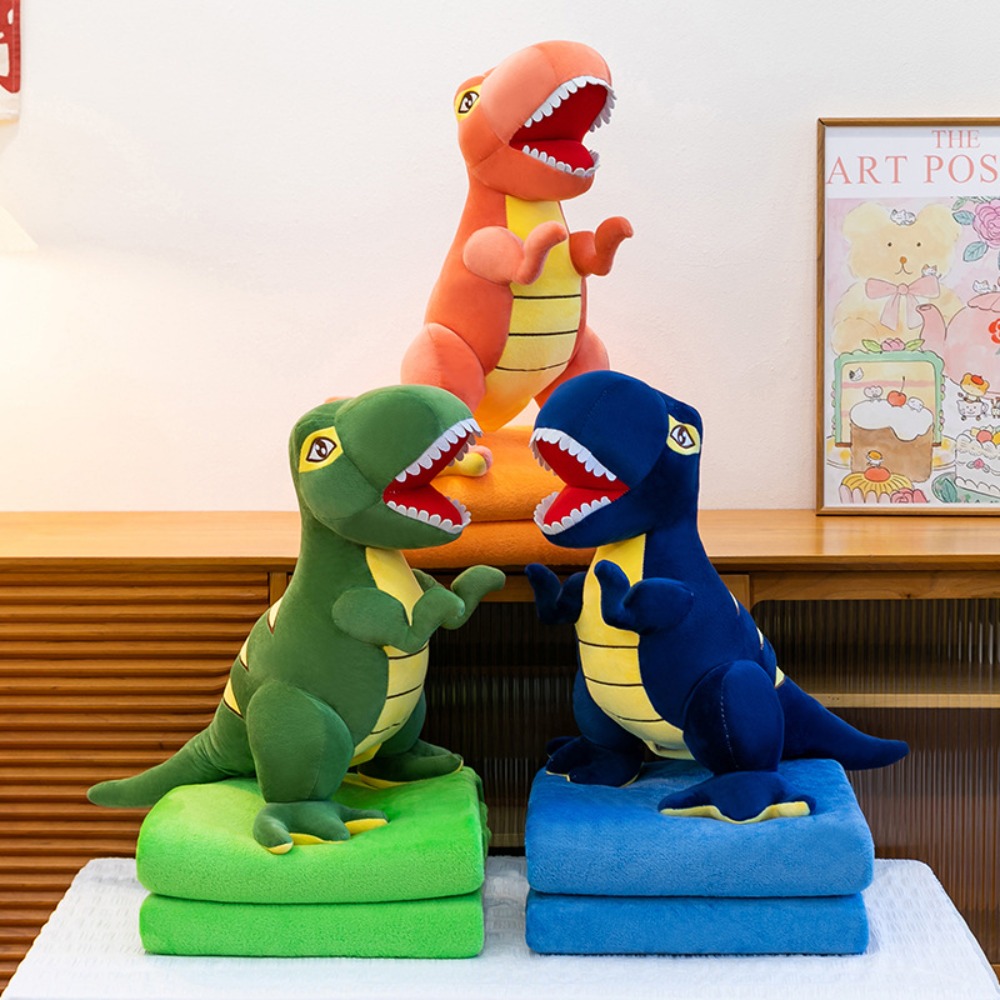 Cartoon 2-in-1 Pillow Blanket  - Decorative Throw Pillow 评论和价格