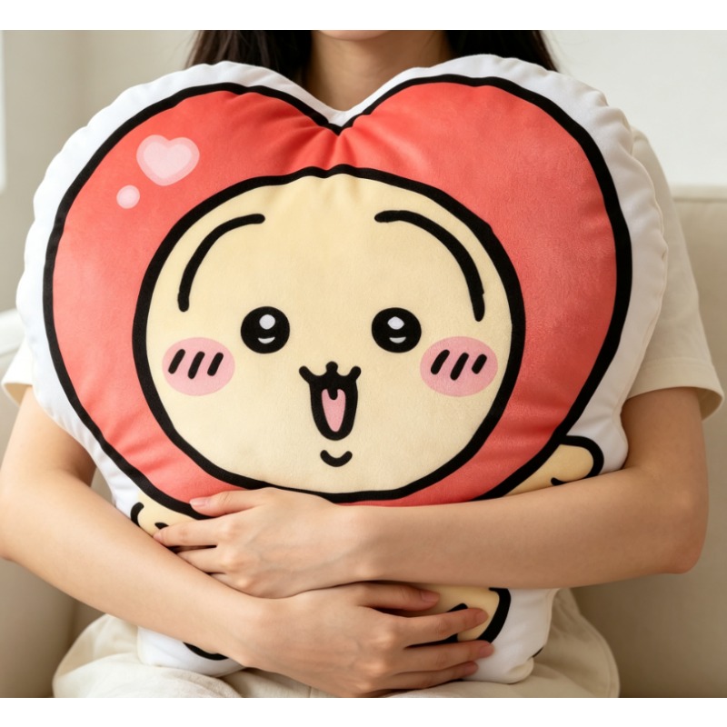 Usagi Heart Shaped Plush Pillo - Decorative Throw Pillow 评论和价格
