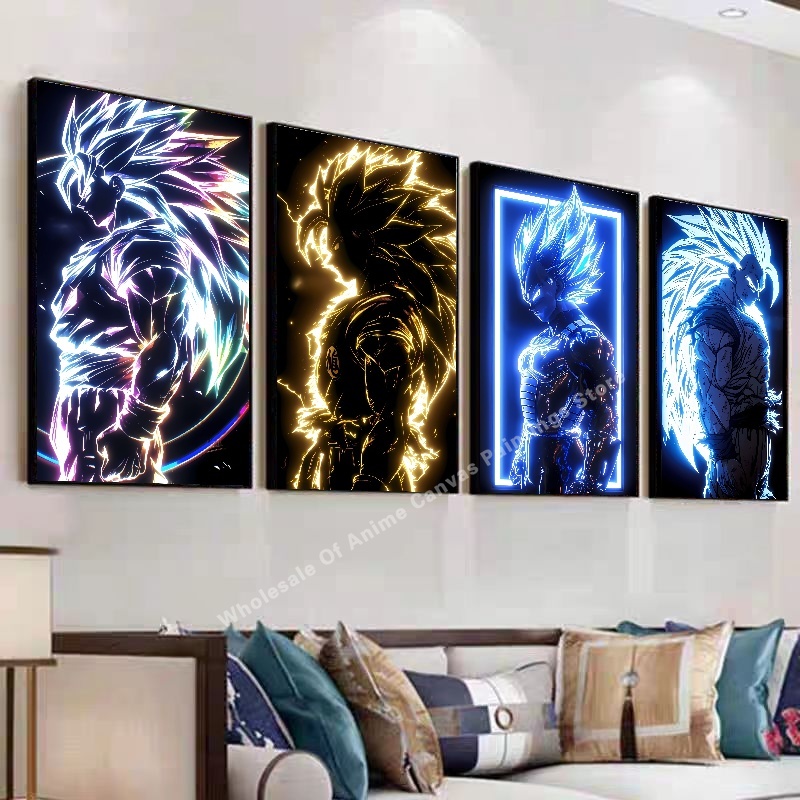 Anime Dragon Ball Wukong Neon  - Home Decor Free Images 评论和价格