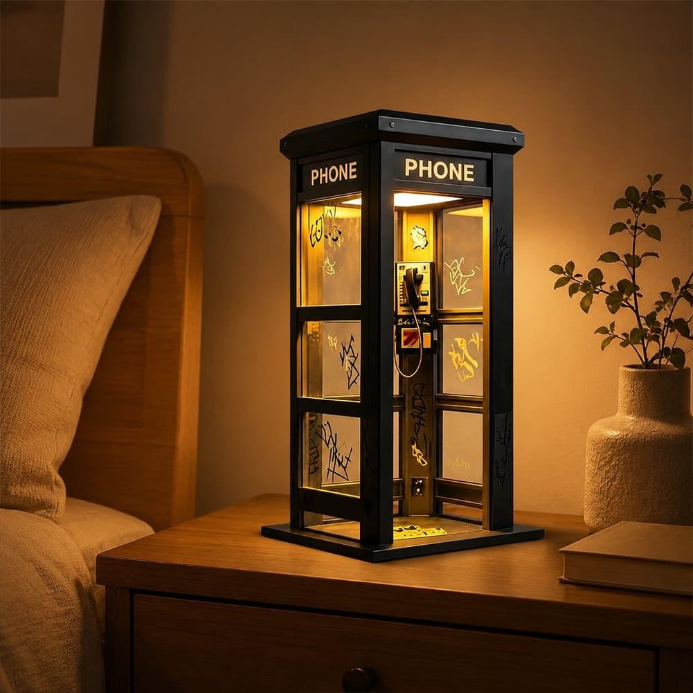 Vintage London Telephone Booth - Home Decor Lighting 评论和价格