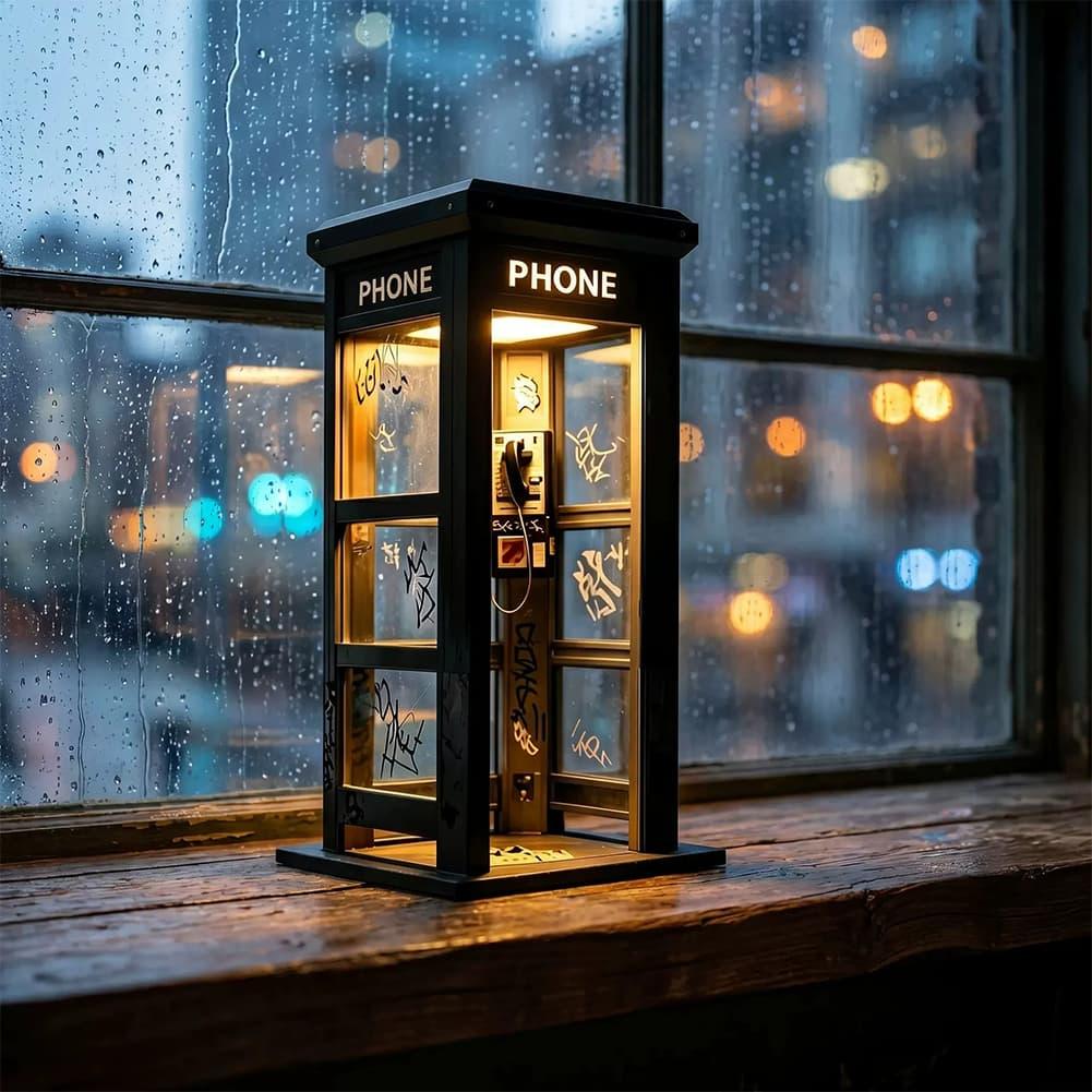 Vintage London Telephone Booth - Home Decor Lighting 评论和价格