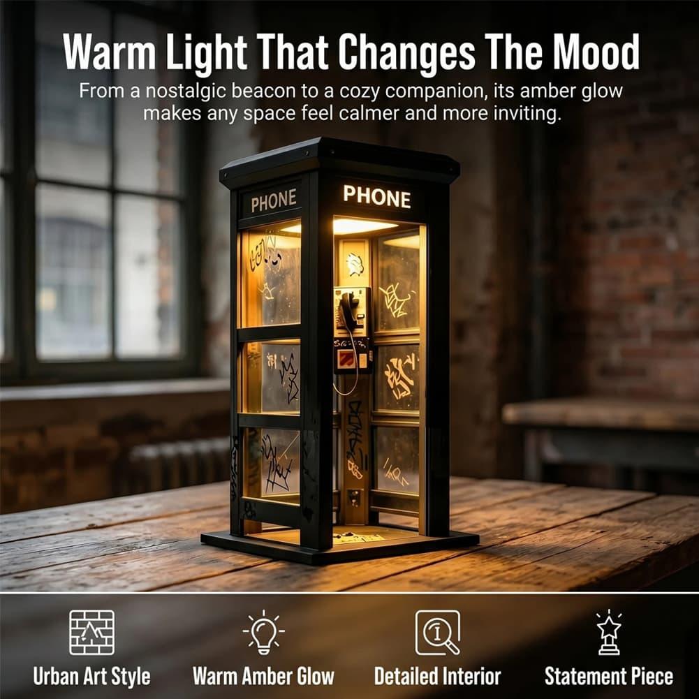 Vintage London Telephone Booth - Home Decor Lighting 评论和价格