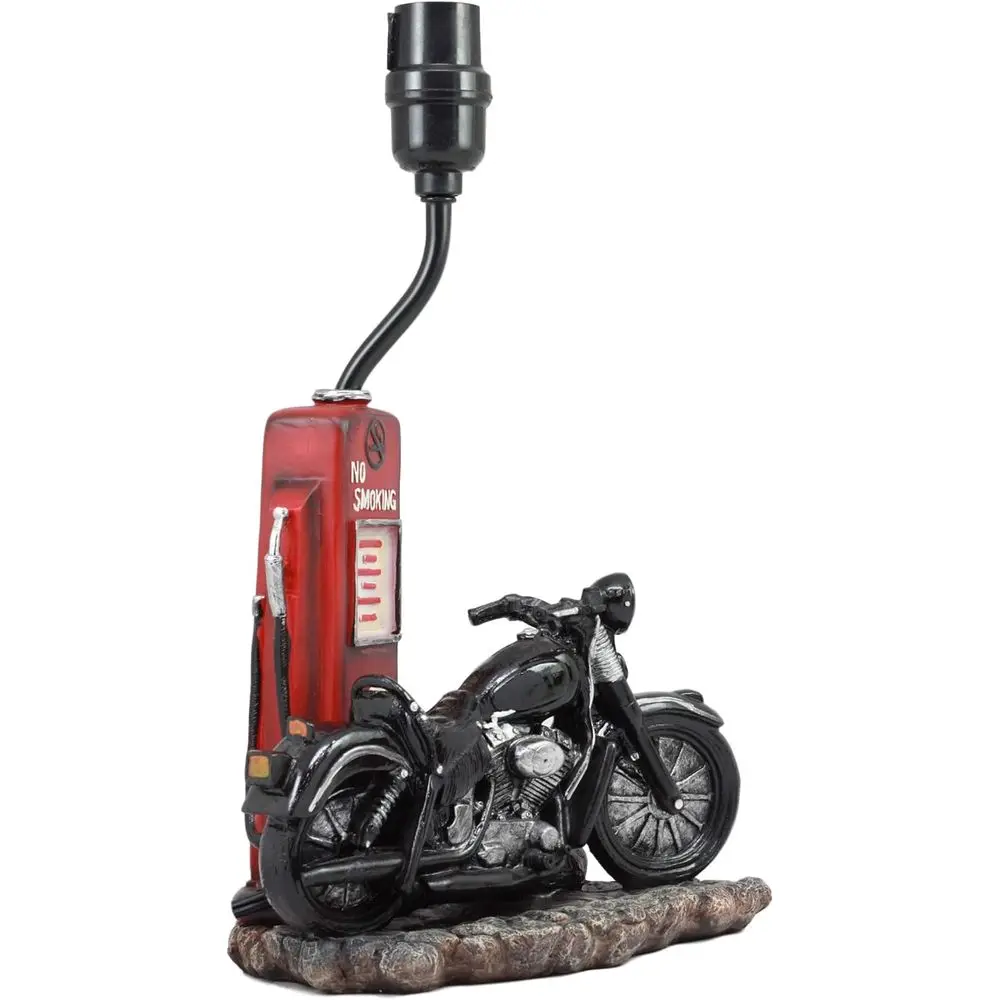 Vintage Retro Black Motorcycle - Home Decor Lighting 评论和价格
