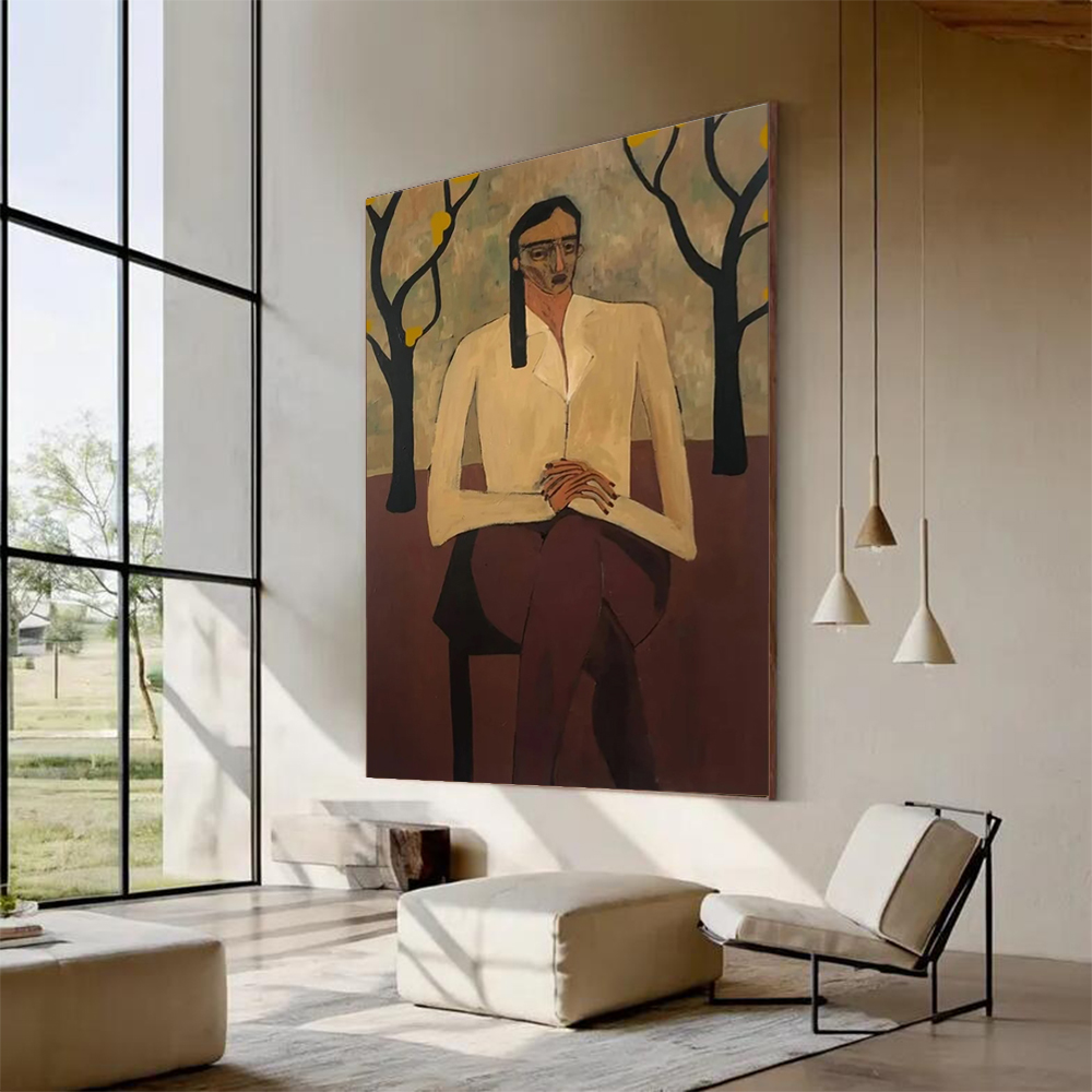 100% Handmade Abstract Oil Pai - Home Decor Free Images 评论和价格