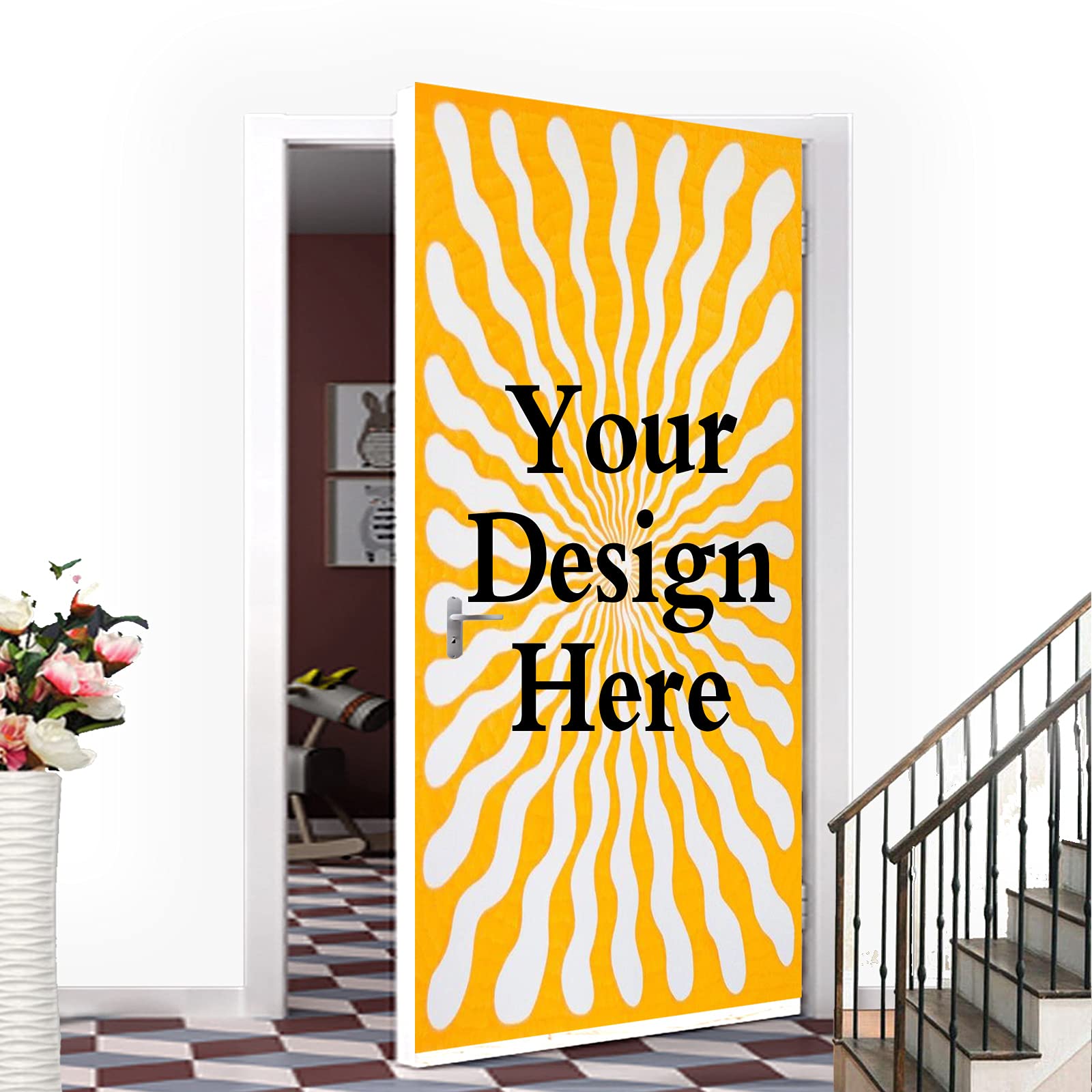 Custom Door Stickers Wallpaper - Home Decor Free Images 评论和价格